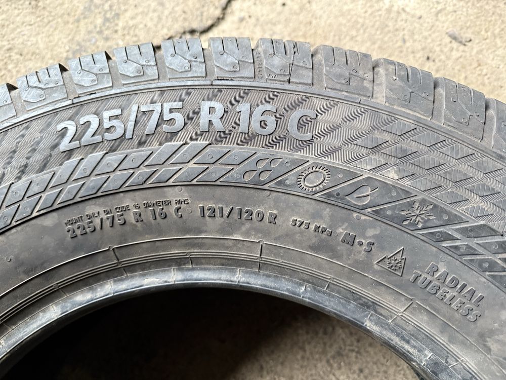 225/75 R16C 121/120R Continental VanContact 4Season 4шт. 8мм 2022