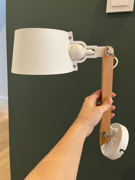 Lampa Ścienna Move Biała Kave Home