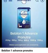 Bebilon 1 advance pronutra 800 g mleko