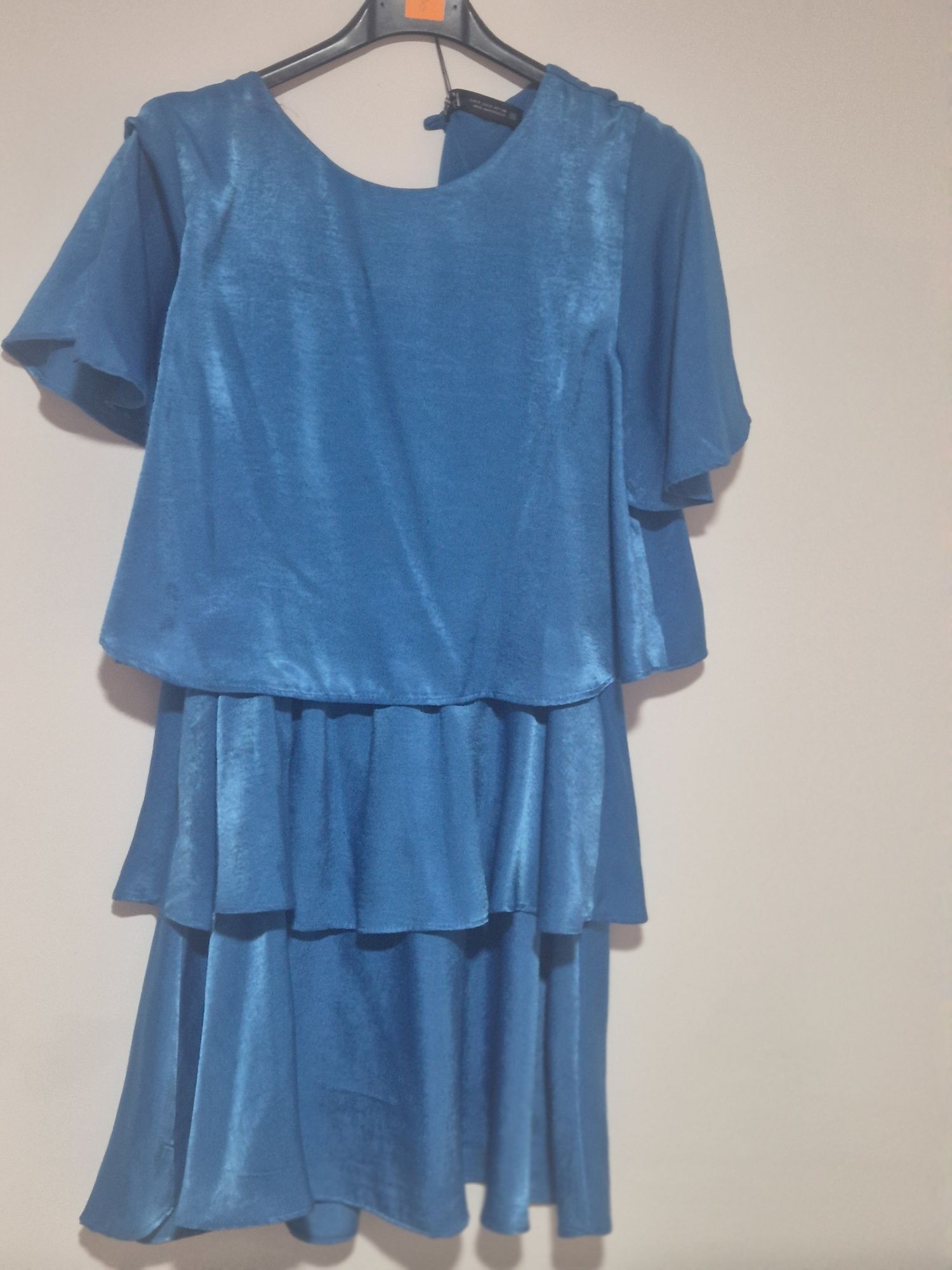 Vestido azul zara
