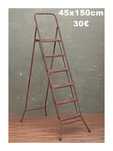 Escadote em ferro vintage antiguidade