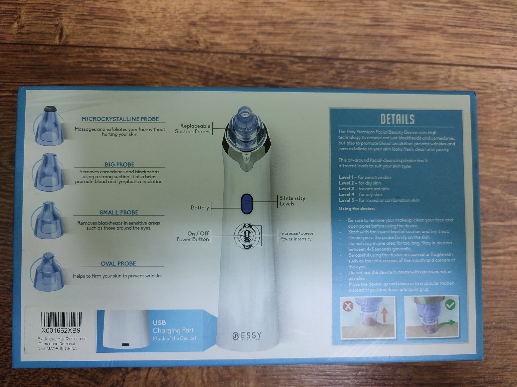 Вакуумный очиститель пор для лица - Comedo Suction BD9 - вакуум аппара