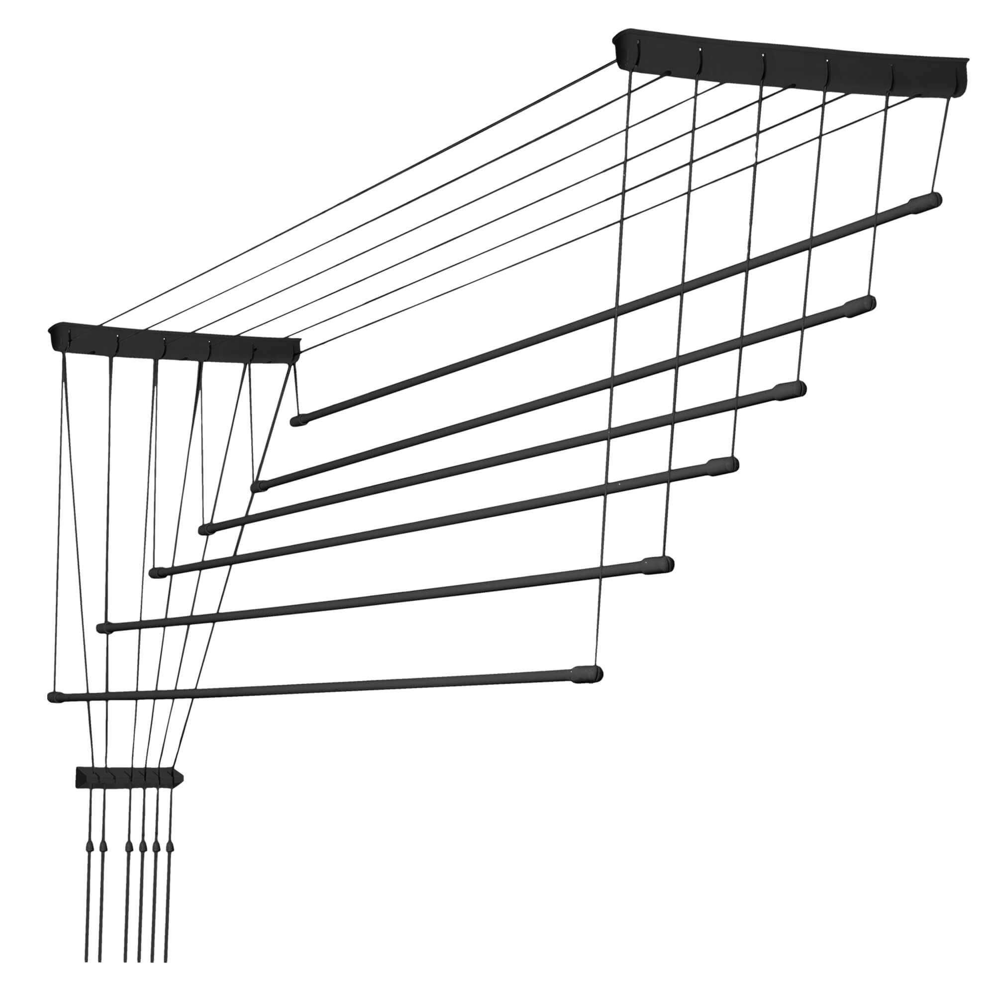 Suszarka podsufitowa Kadax 160 cm czarna NOWA