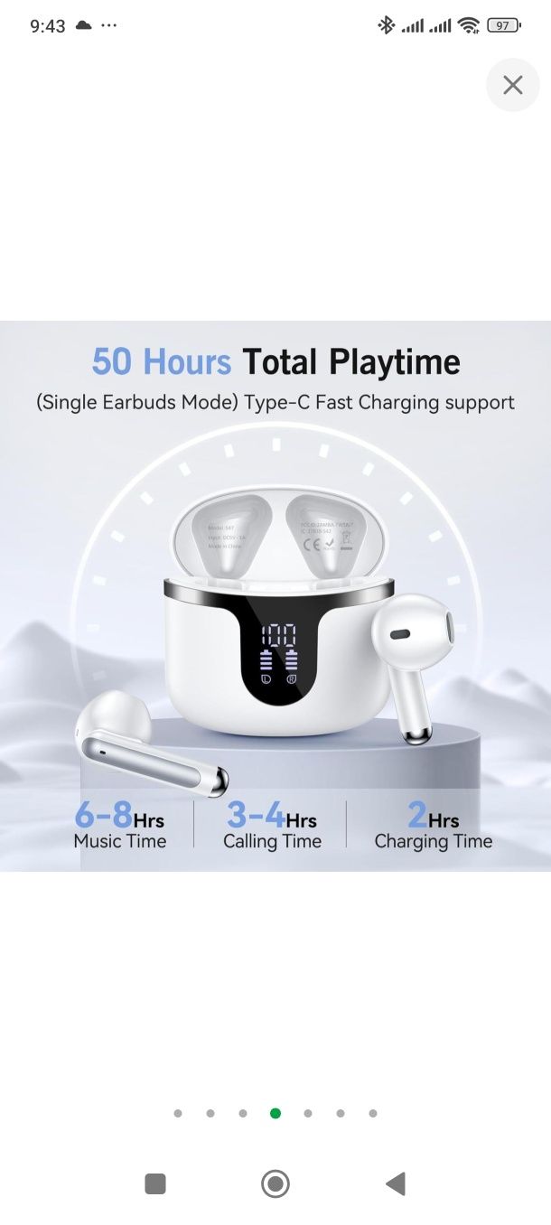 Бездротові навушники Tiuieyin S47 Bluetooth 5.3