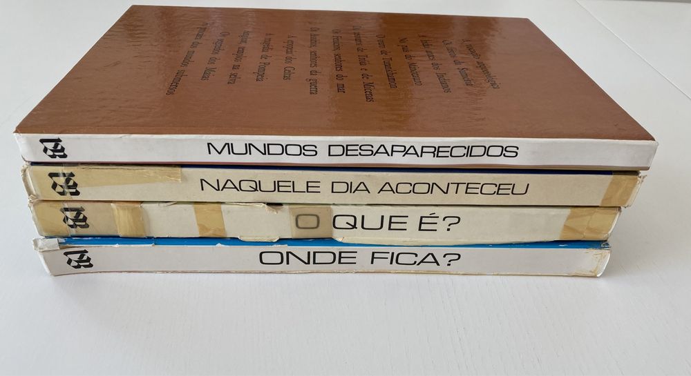 4 Livros Colecção «Porquê» Livraria Bertrand