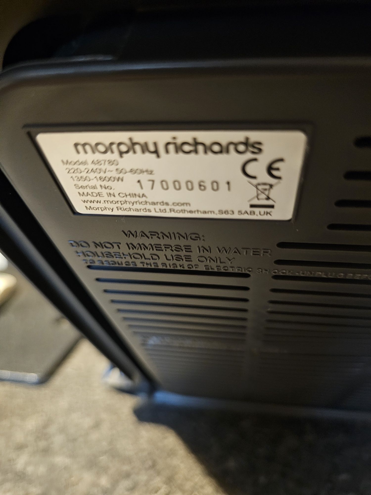 Parowar Morphy Richards intellisteam