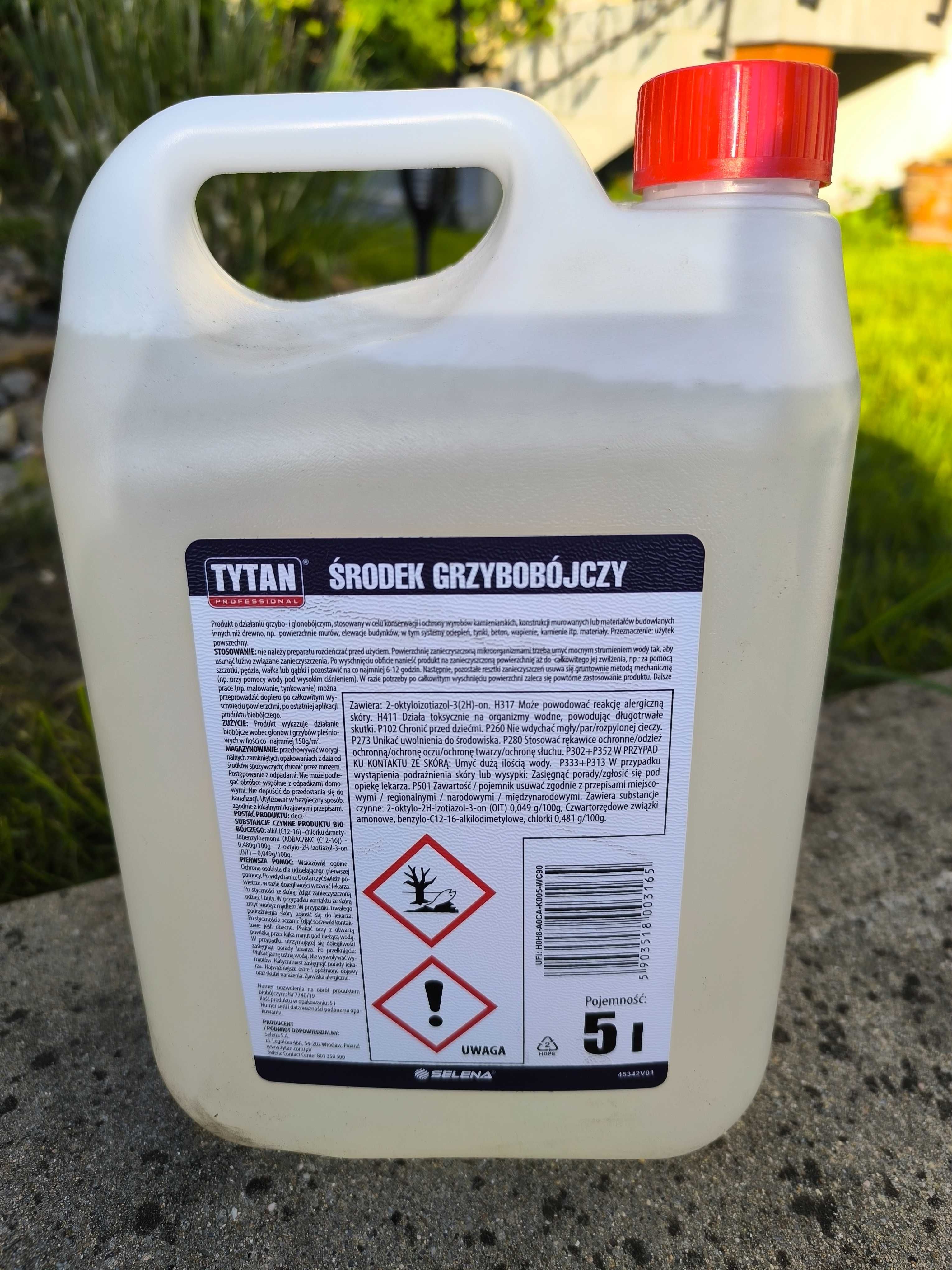 Preparat grzybobójczy Tytan 5 l