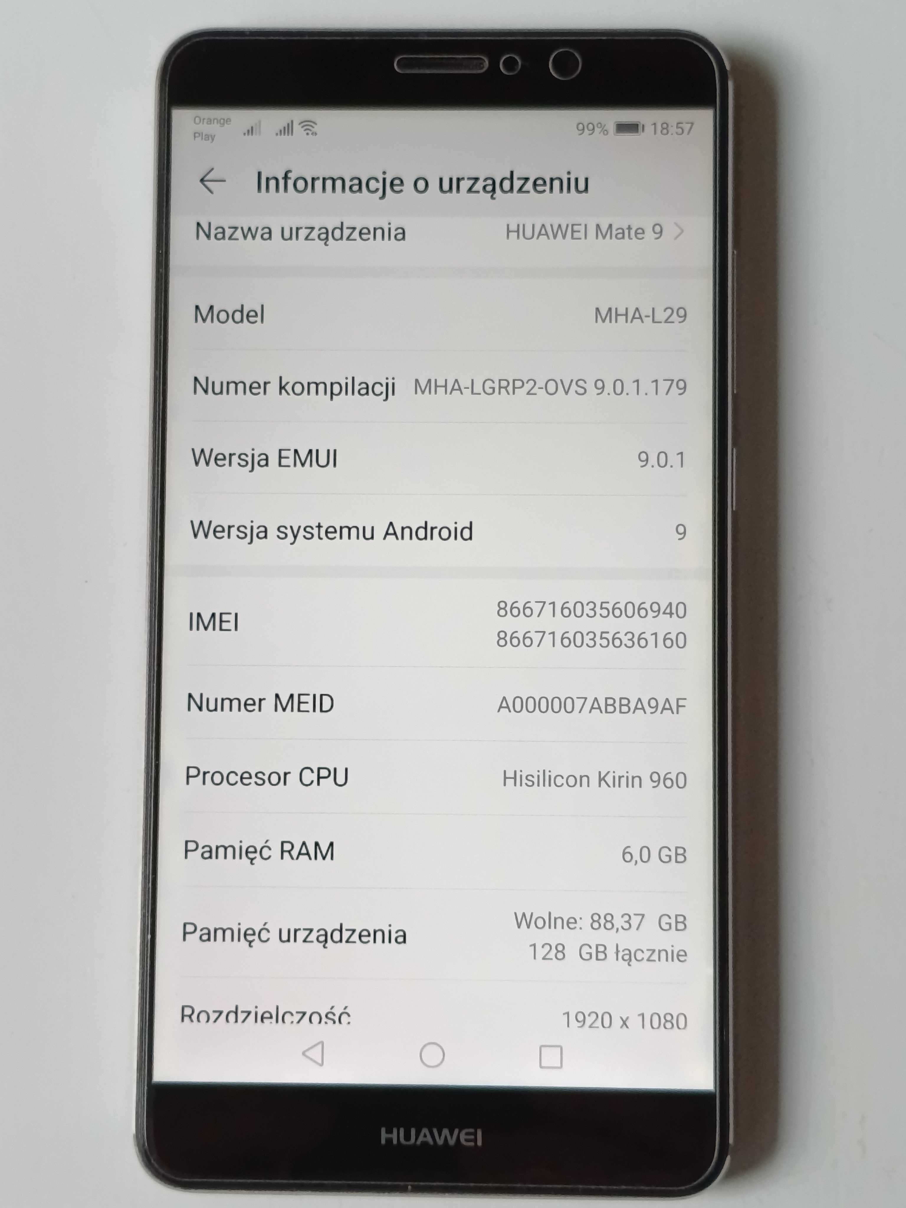 Huawei Mate 9  Dual Sim 6GB/128GB