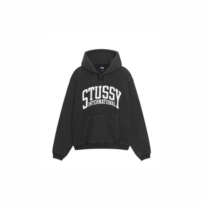 Худі STUSSY Relaxed Hoodie International in Washed Black