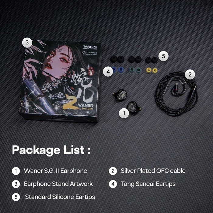 TANGZU Wan'er SG 2 II (3.5, mic.) - это динамические 2ND Gen наушники!