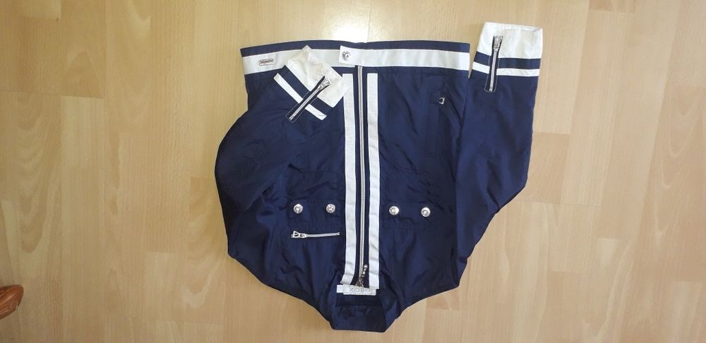 Kurtka geox dla dziewczynki 5 lat 110-116 lekka na lato granatowa biel