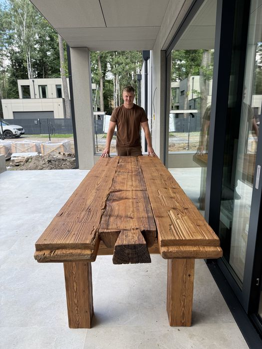 Stół stolik ze Starego Drewna na Wymiar – Stare Drewno z Odzysku