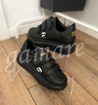 Dziecięce buty sportowe KARL LAGERFELD NOWOŚĆ czarne pełna rozmiarówka