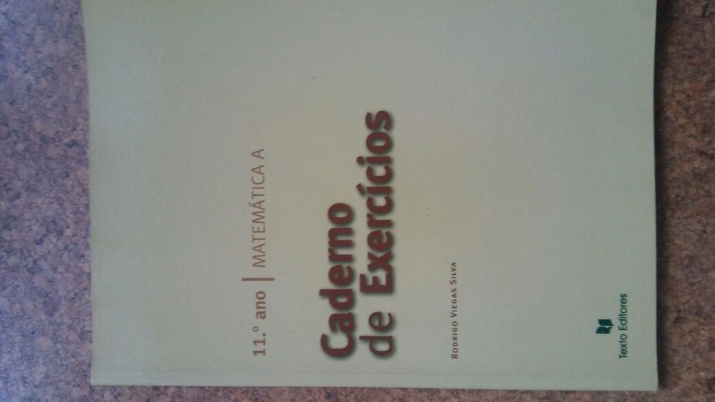 Cadernos de exercicios de Matemática