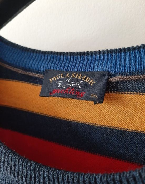 Paul &Shark sweter męski wełna XXL