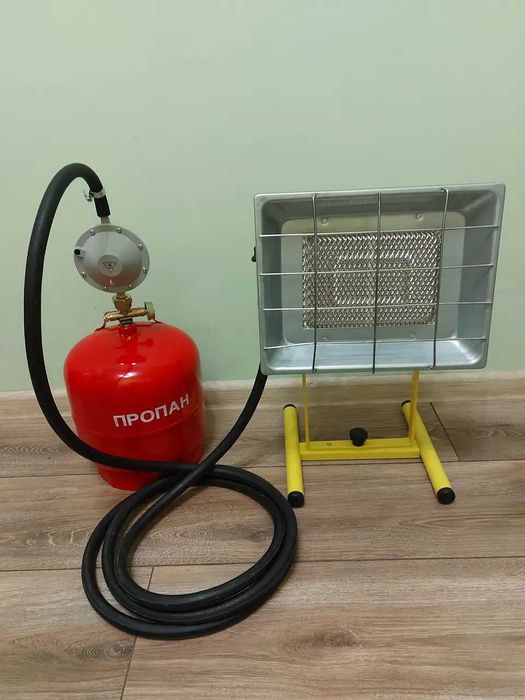 Комплект газовий нагрівач керамічний 2,9 кВт + Баллон пропан 8 л.