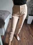 Beżowe spodnie damskie Zara Basic, rozmiar 34, 36, eleganckie, casual