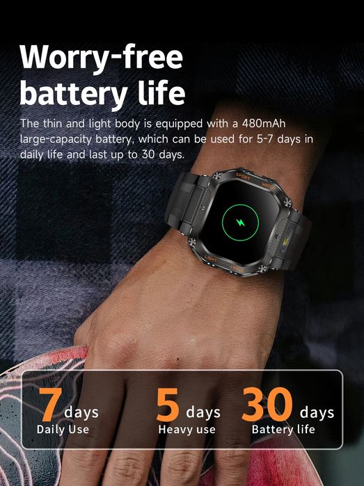 Акція! Тактичний годинник| Смарт часы|Smart Watch LIGE HT 34