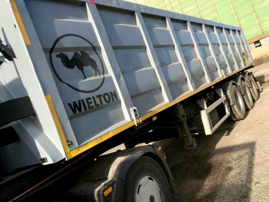 Комплект з роботоюWielton самоскид 38 кубів фура тягач прицеп самосвал