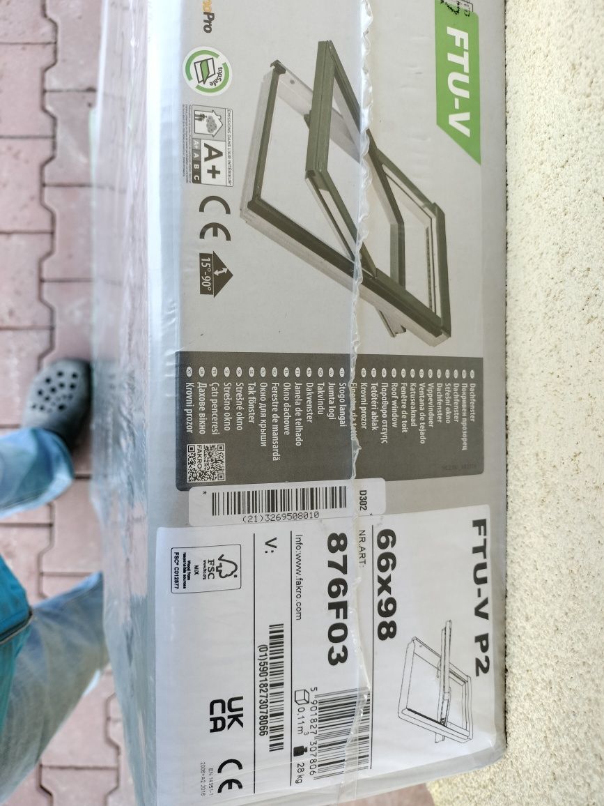 Okna dachowe Fakro 66x98 FTU-V P2