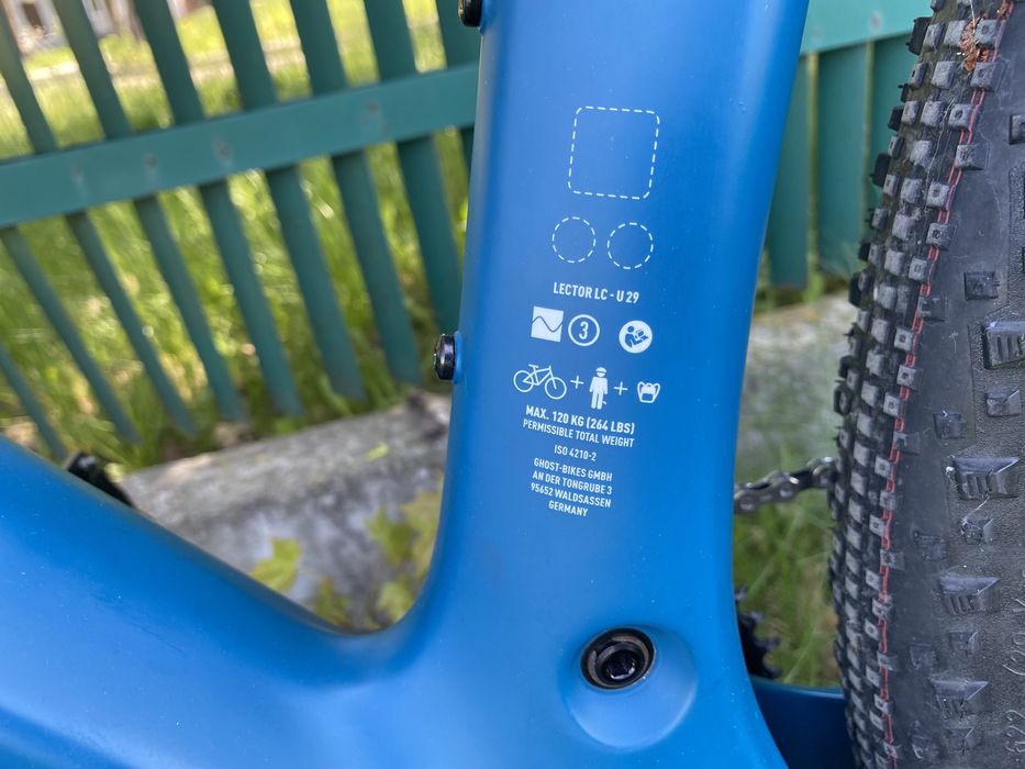 Барахол велосипед рама Ghost Lector 29 Carbon Fox Sram