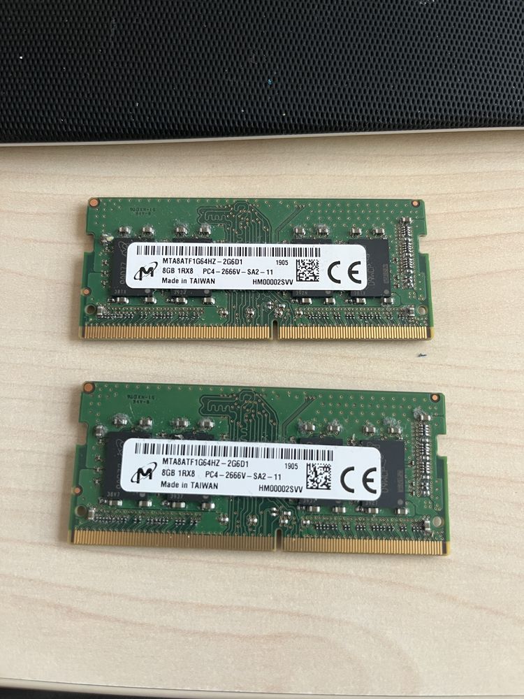Pamięć ram 2x 8GB DDR4 2666mhz