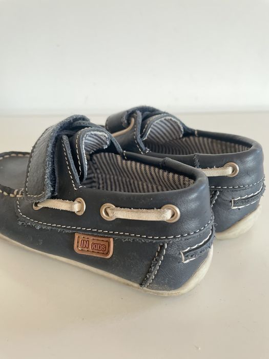 Sapato VELA menino em PELE - nº 24