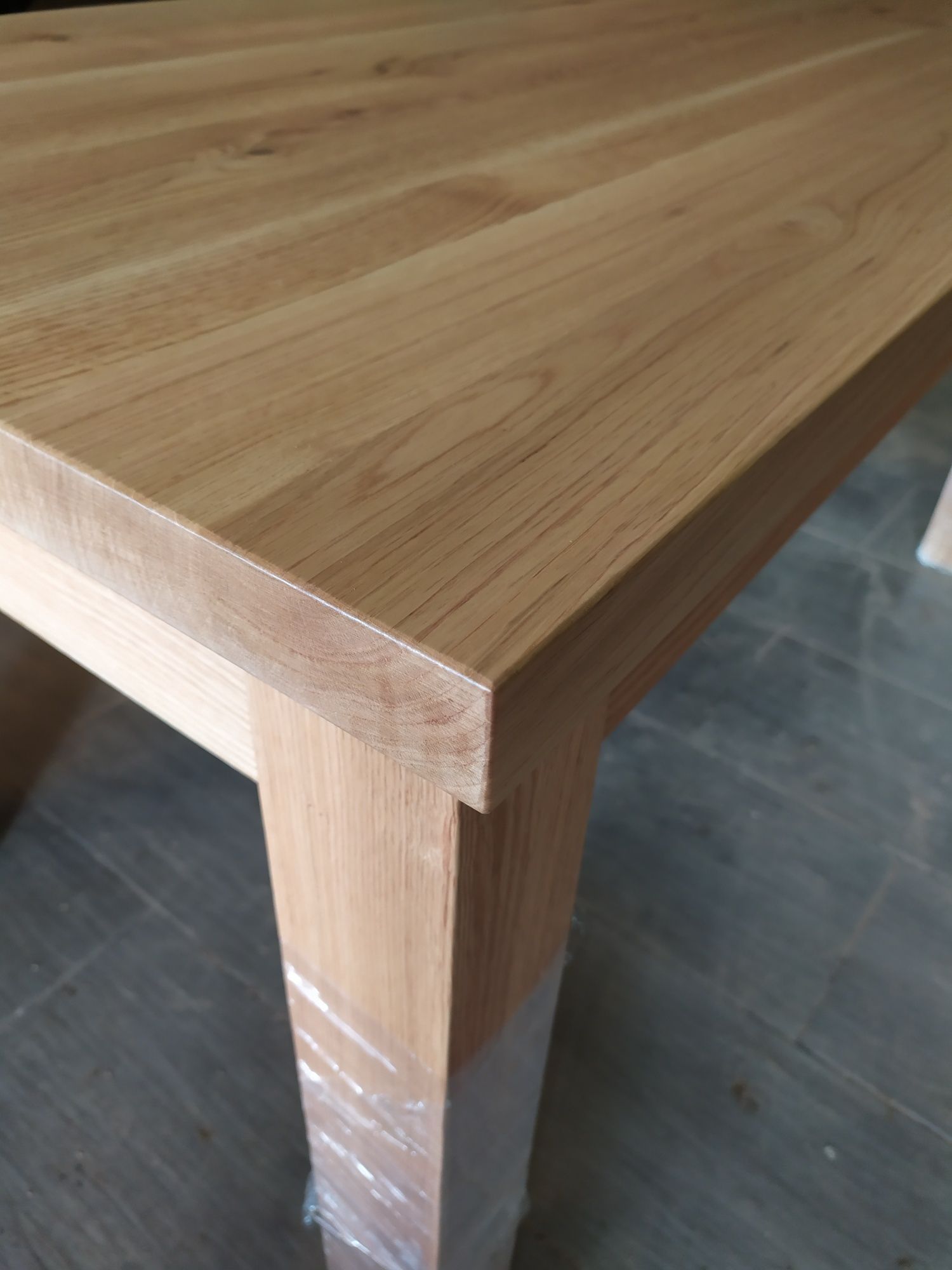 Stół dębowy -nowy , lite drewno 155x85