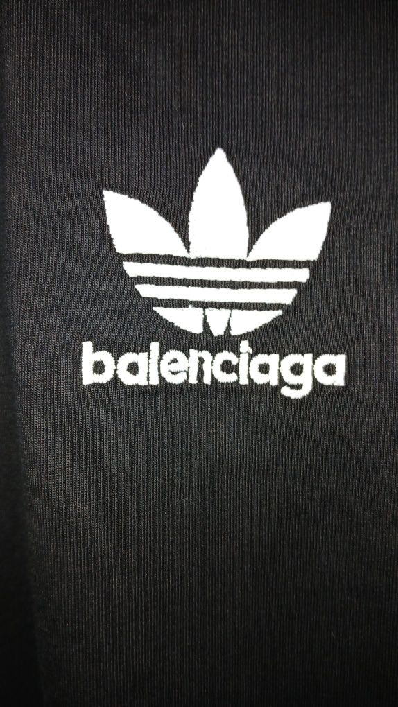 Balenciaga X Adidas Preta T-shirt