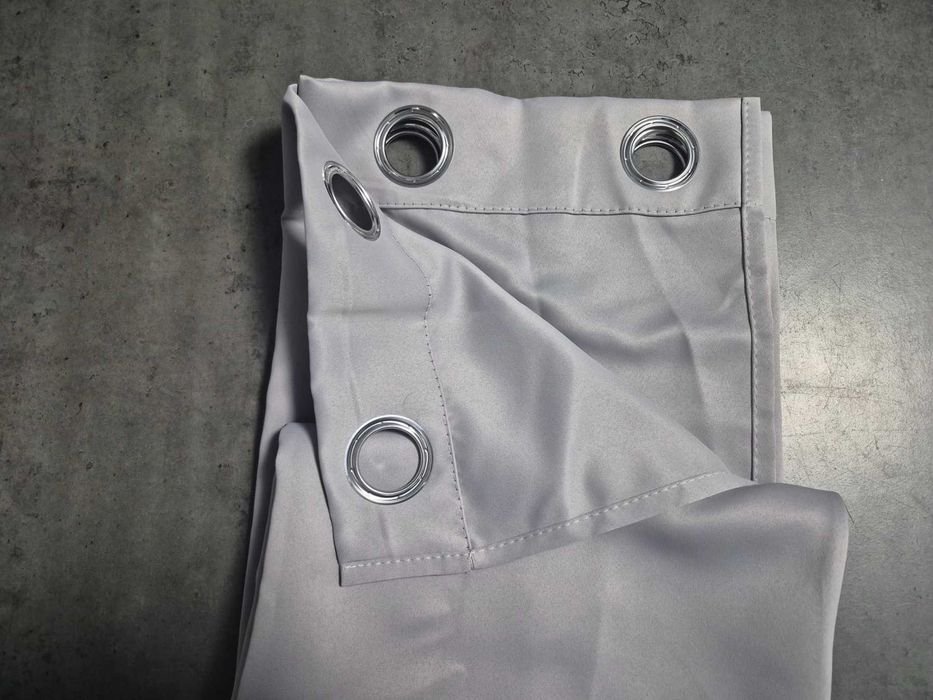 Mrtrees Zasłony zaciemniające termiczne 2 szt Jasno Szare 140x145cm