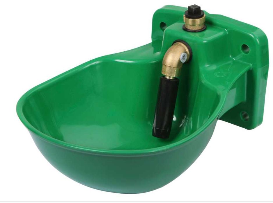 Poidło dla bydła i koni z zaworem rurowym, tworzywo sztuczne K75, 1/2"