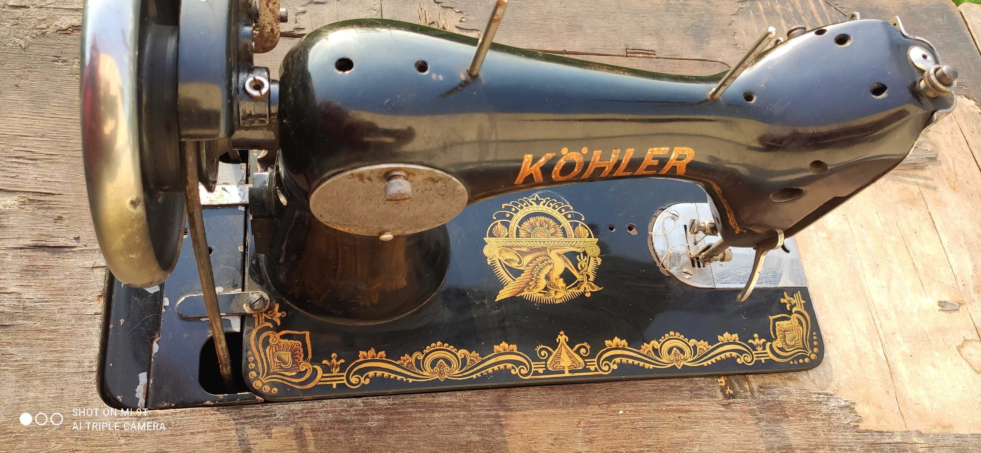 Köhler maszyna do szycia 11-30 stolik zabytek antyk vintage