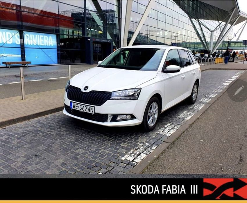 Skoda Fabia wynajem/ wynajem na lotnisku/ samochód zastępczy