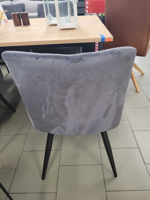 Krzesło tapicerowane Velvet Grey
