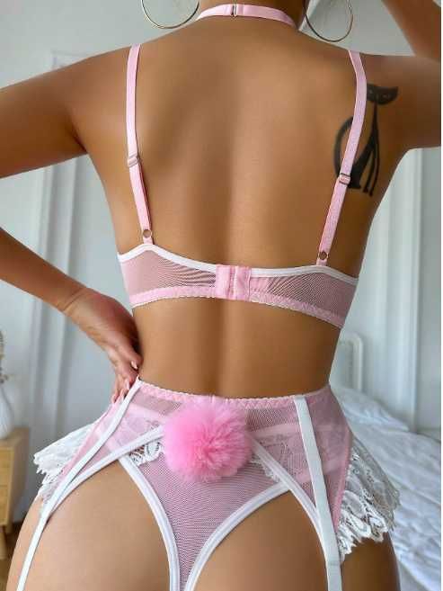 Костюм зайки PLAY BOY.Сексуальное эротическое игровое женское белье.