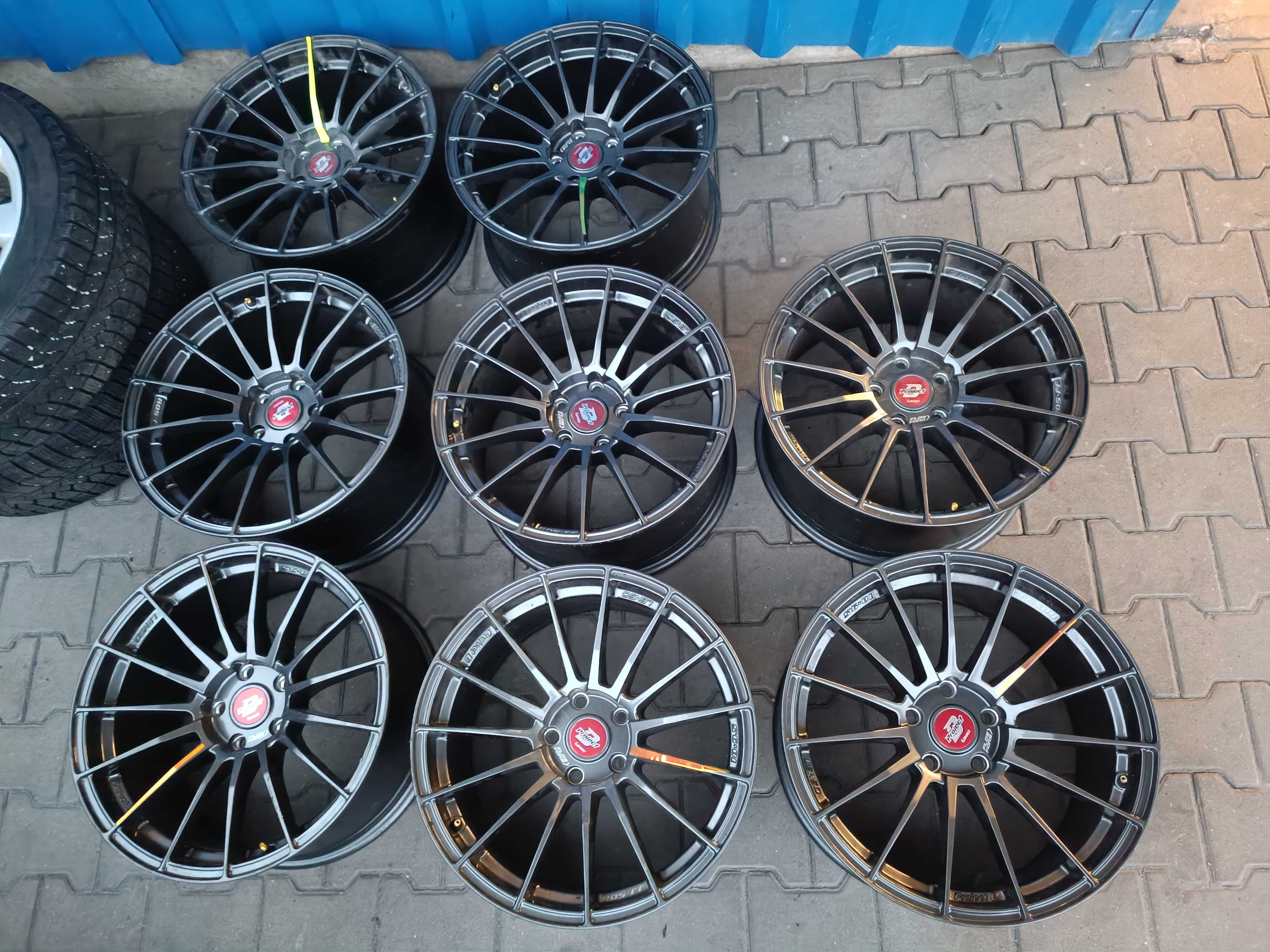 NOWE Felgi LENSO 18 Tył 9.5 Drift Nissan Mazda 5x114.3