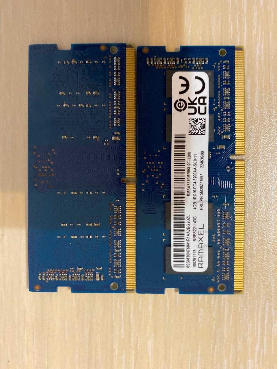 SO-Dimm DDR4, пам'ять до ноутбука 4Gb 2666mHz - 3200mHz (нові),