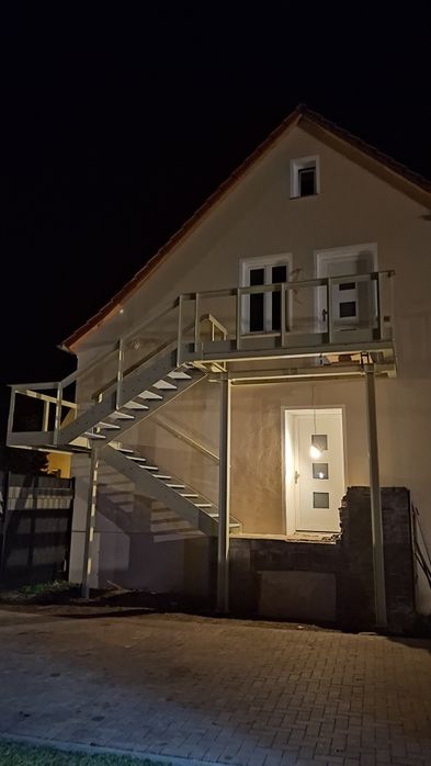 Schody stalowe zewnętrzne
