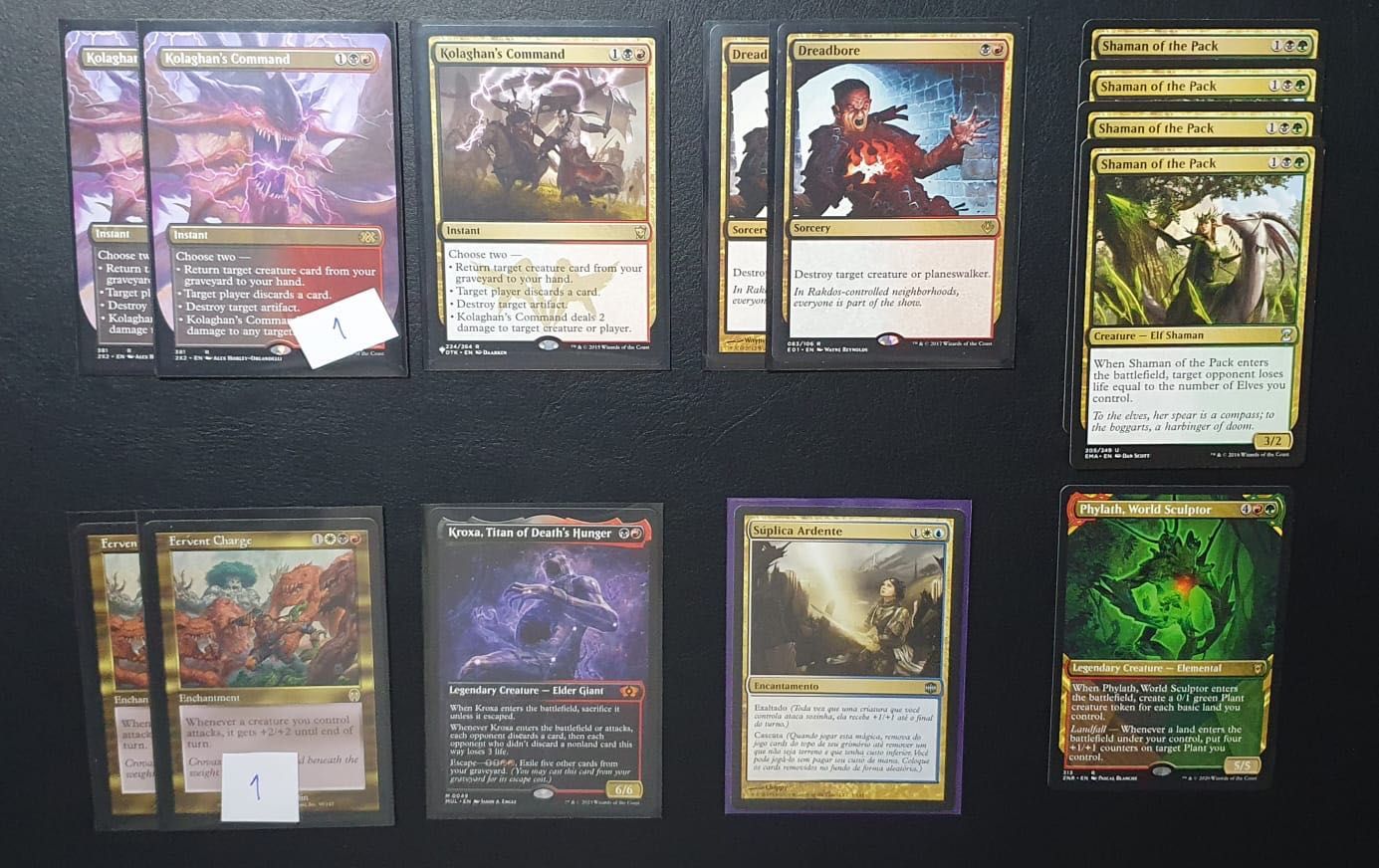 Cartas Magic The Gathering variadas