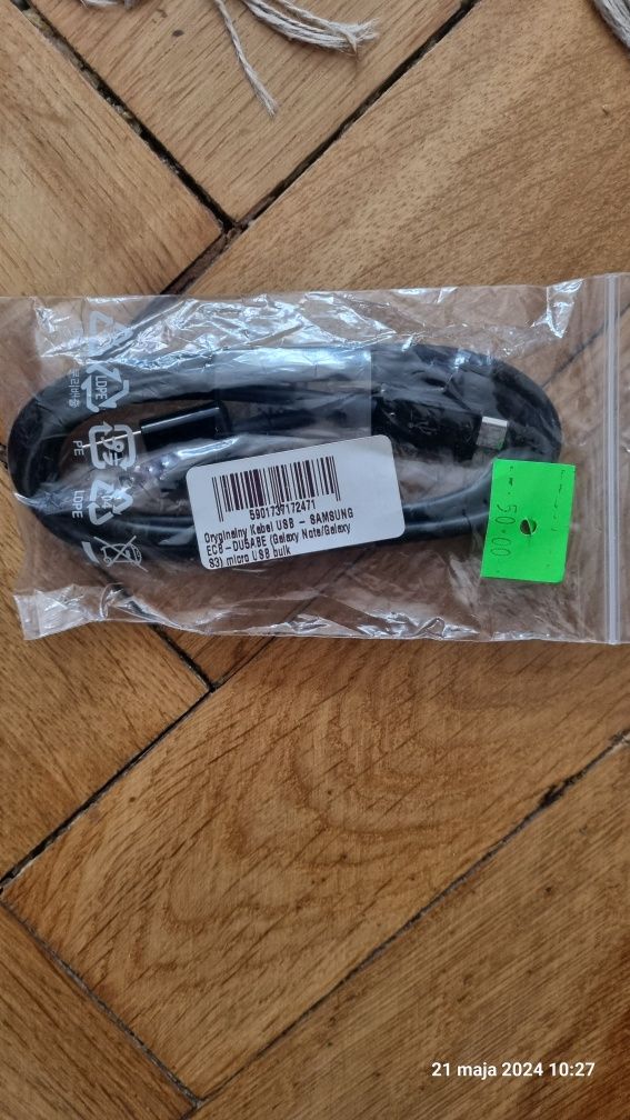 Oryginalny kabel micro usb Samsung