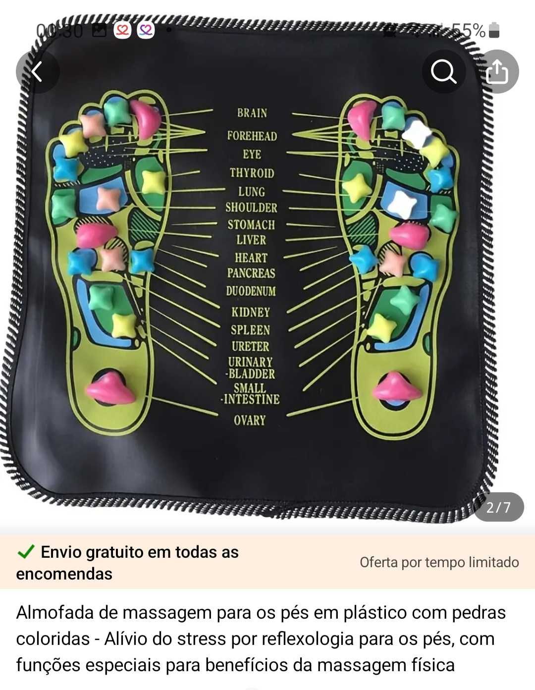 Tapete reflexologia