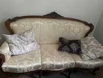Zestaw mebli stylowych-sofa, fotel, biurko, krzesło