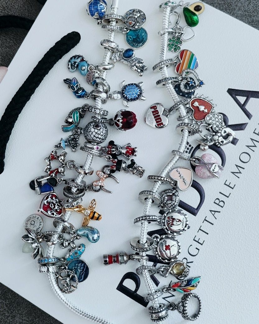 Акція Pandora Пандора намистини Шармы серце квітка Дісней Міккі авока