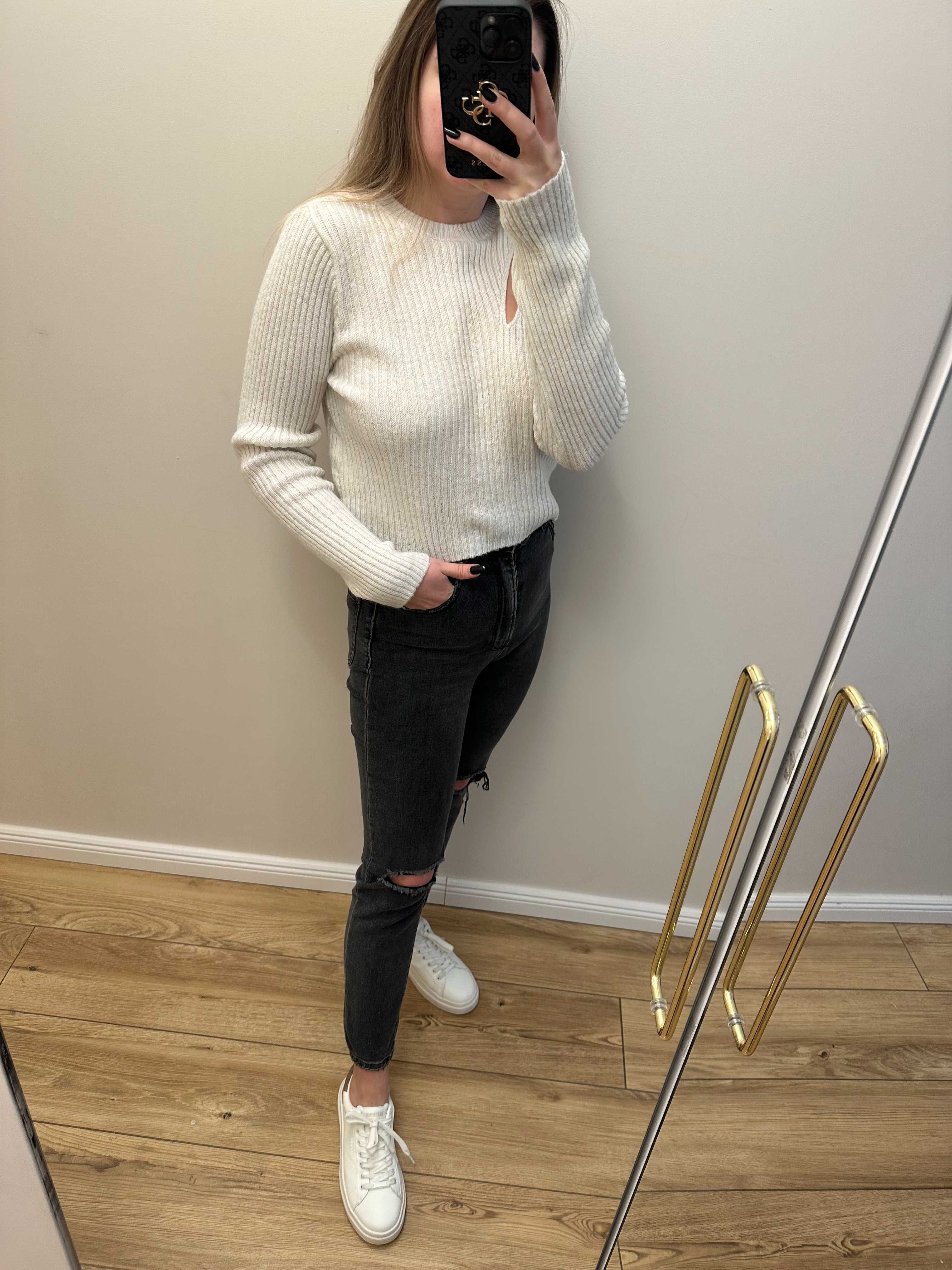 sweter reserved s beżowy