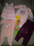 J. NOWE Zestaw 0-3mies sukienka lamaze pajacyk Smyk Cocodrillo H&m