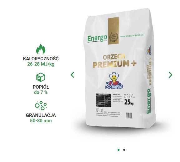 Węgiel Orzech Premium+ workowany - Eko Park Łomża