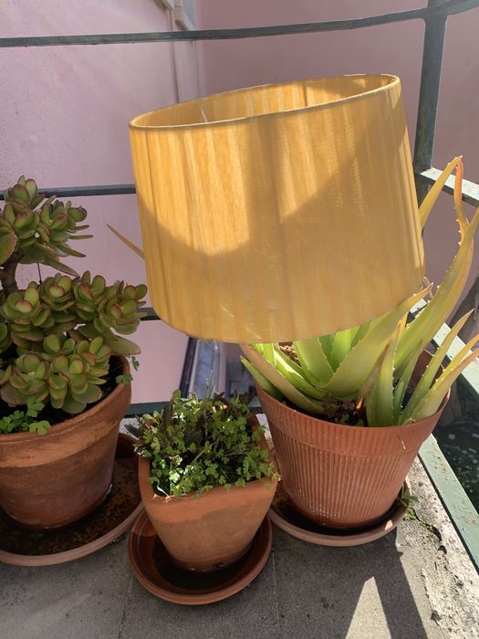 Abajour de seda 21 a 25 cm para candeeiro de pé ou de mesa
