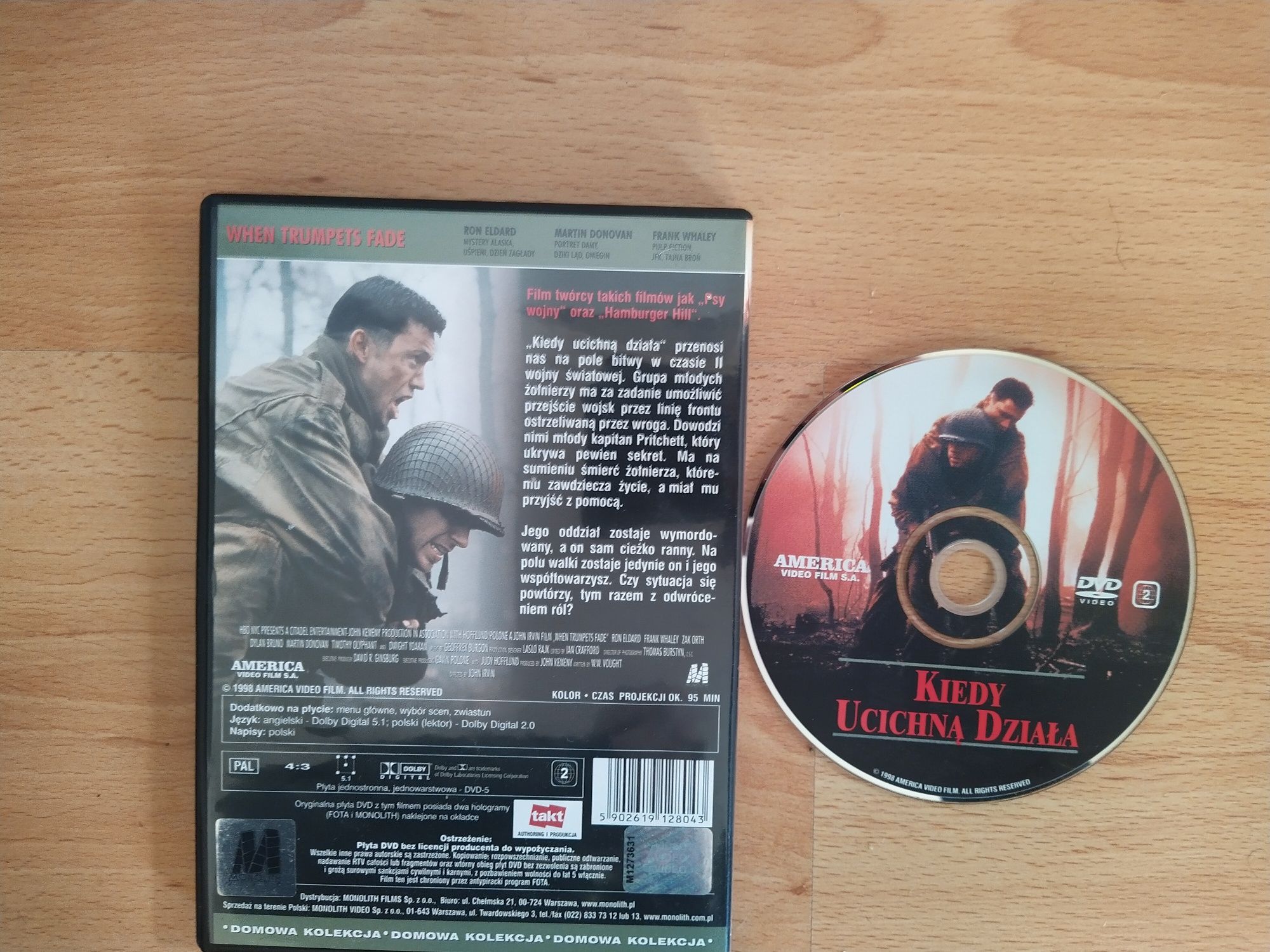 Kiedy ucichną działa film DVD