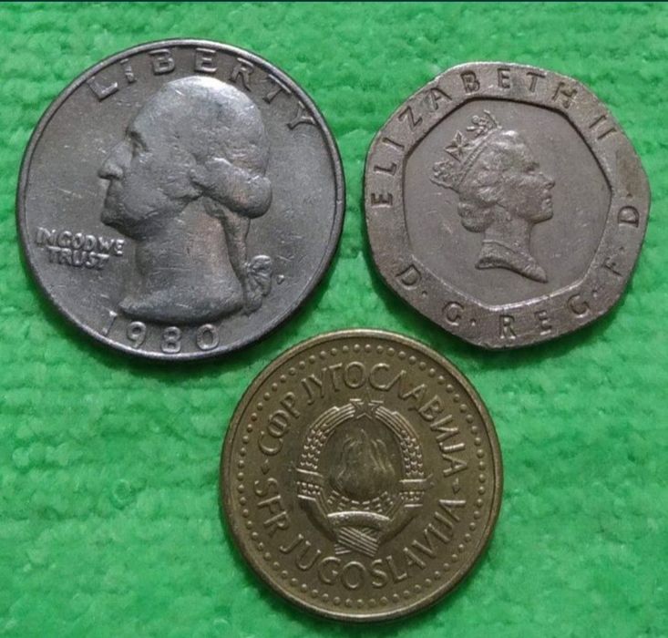 Монета Швейцарская 20 раппен(1934г)