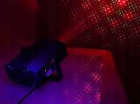 LASER projektor stroboskop disco zielony czerwony